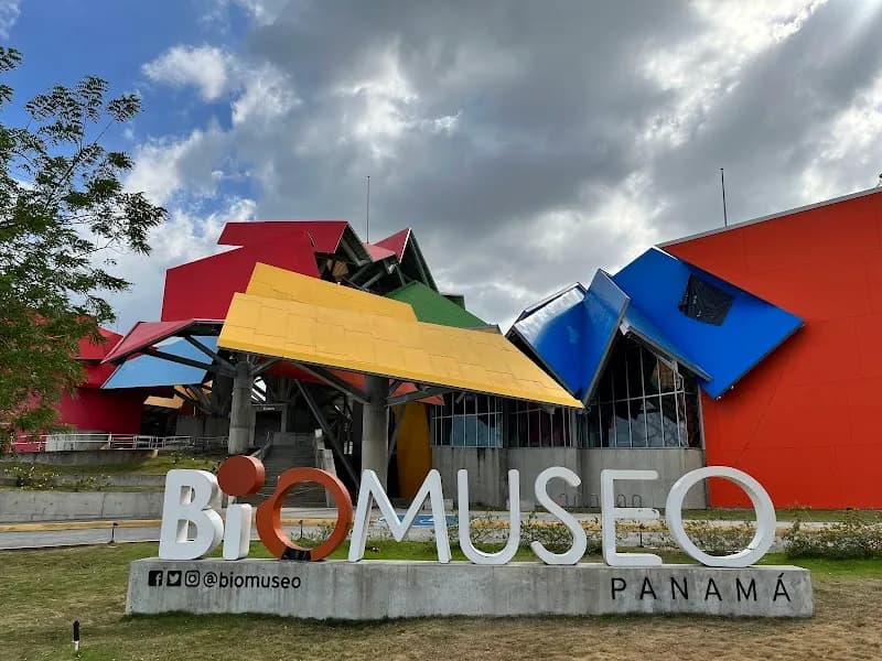 View of Biomuseo in Panama City, PAN