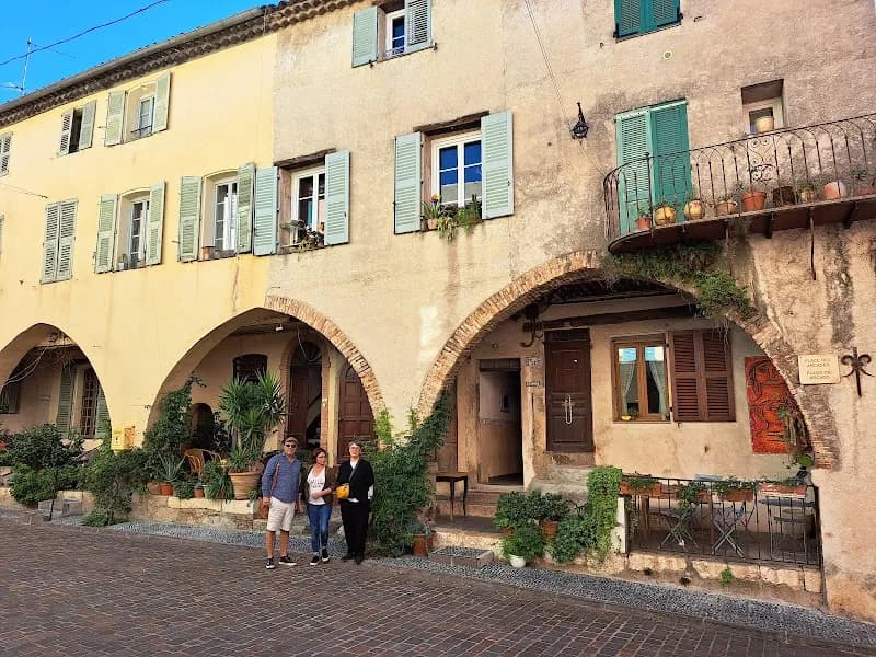 View of Biot vieux village in Biot, PACA