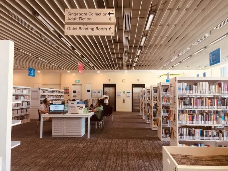 View of Bishan Library in Bishan, SG