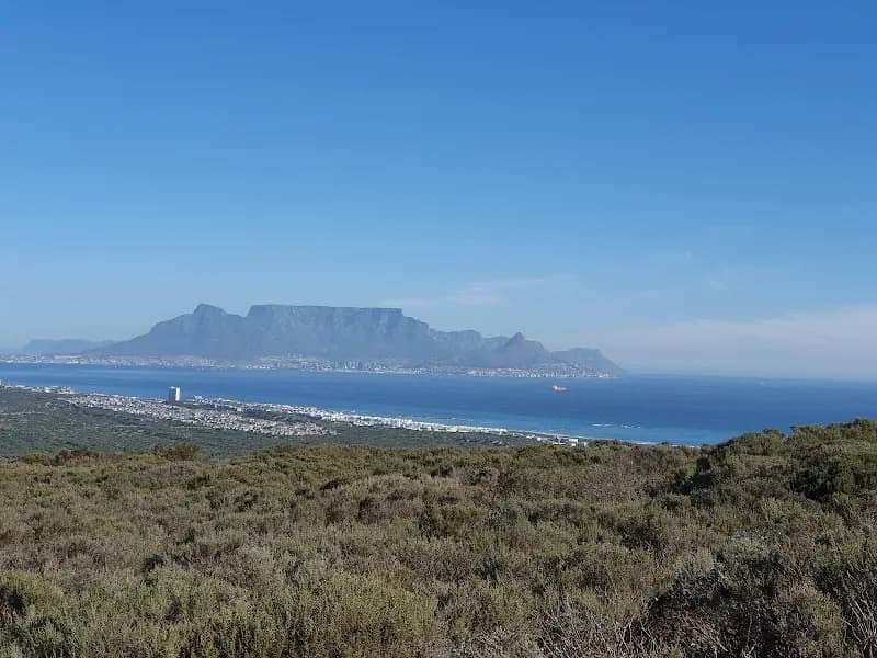 View of Blaauwberg Nature Reserve in Bloubergstrand, WC