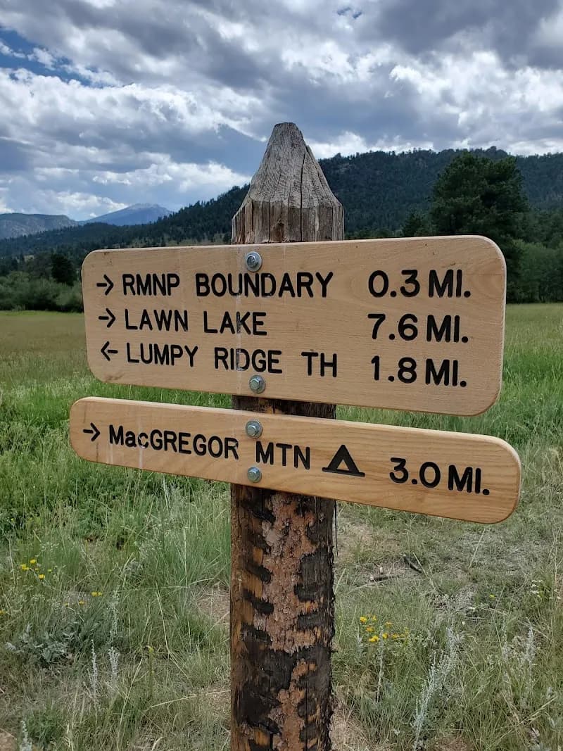 Black Canyon Trail route in Estes Park, CO