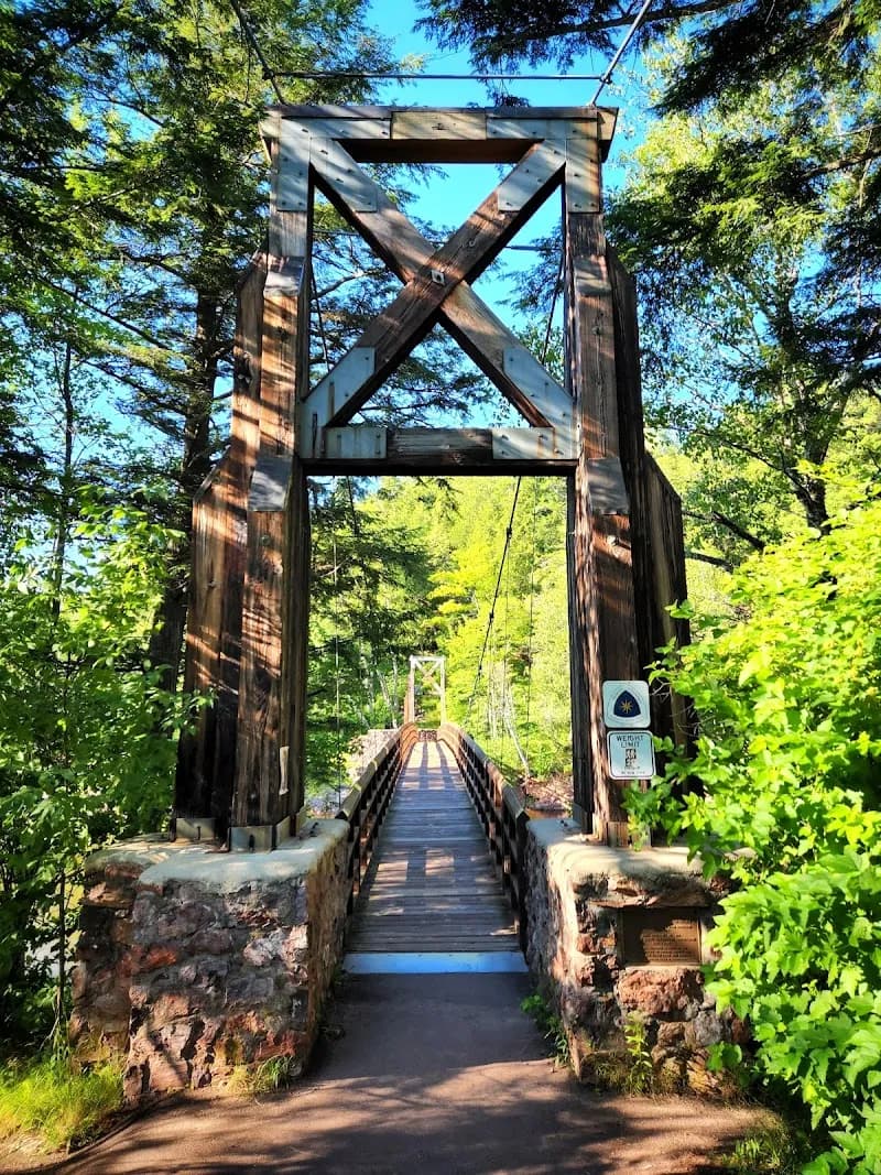 View of Black River Harbor in Ironwood, MI