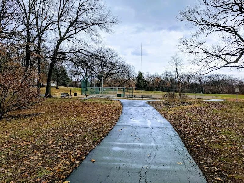 View of Blackburn Park in Webster Groves, MO