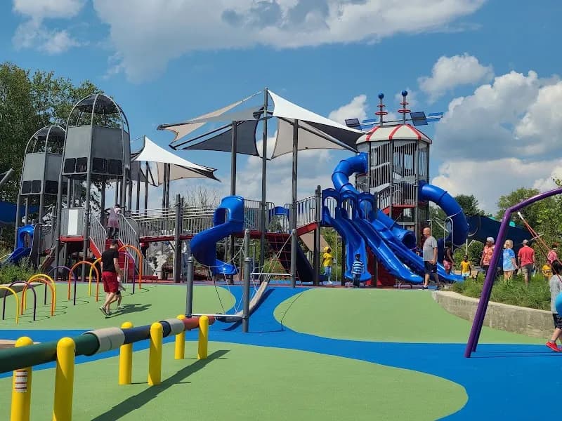 View of Blandair Regional Park West Playground in Columbia, MD