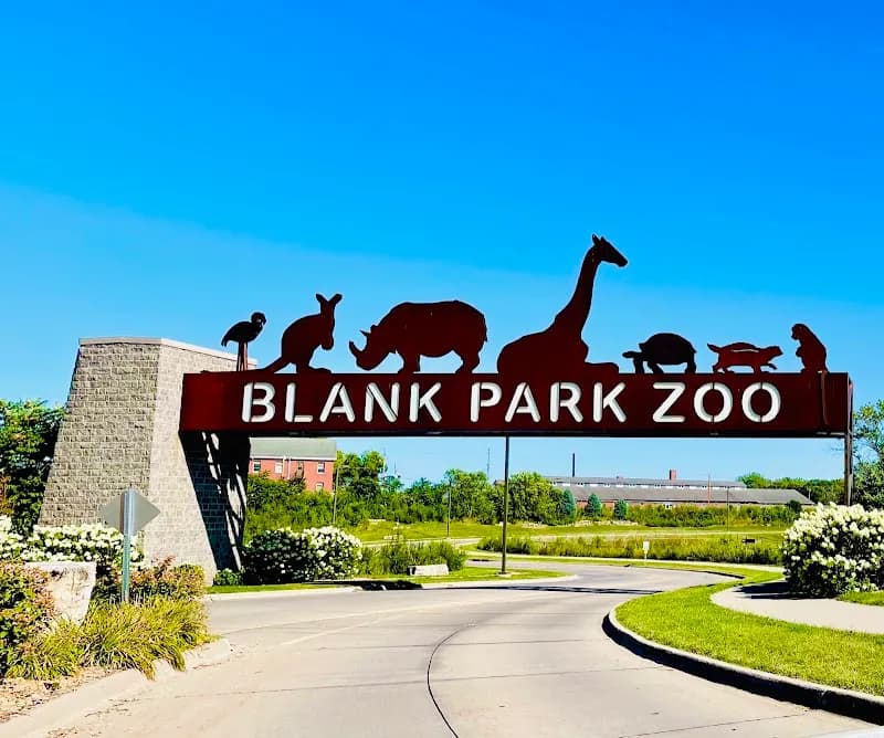 View of Blank Park Zoo in Des Moines, IA