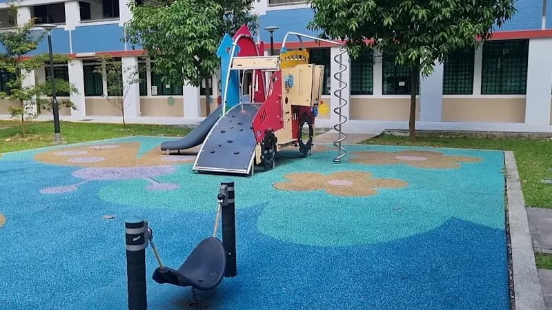 View of Blk 248 Kim Keat Link Playground in Hougang, SG