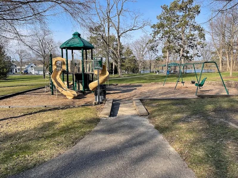 View of Bloomer Park in West Bloomfield, MI
