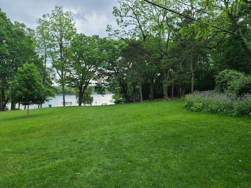 View of Bloomer Park in West Bloomfield, MI
