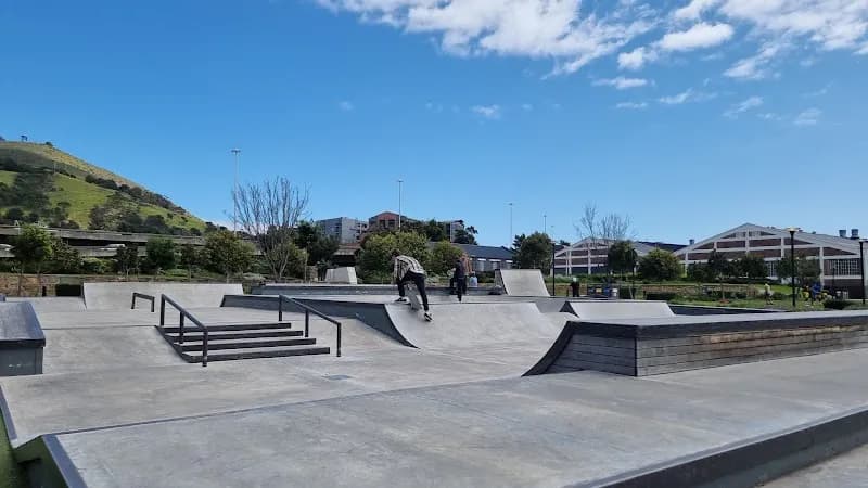 View of Bloubergstrand Skate Park in Bloubergstrand, WC