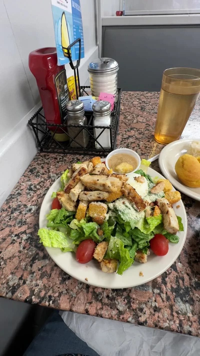 View of Blue Bonnet Cafe in Marble Falls, TX