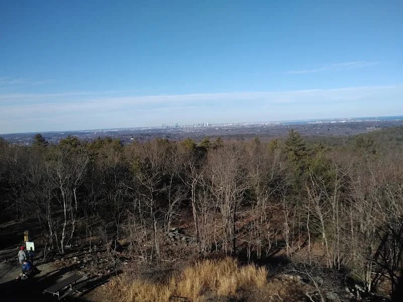 View of Blue Hills Trailside Museum in Milton, MA