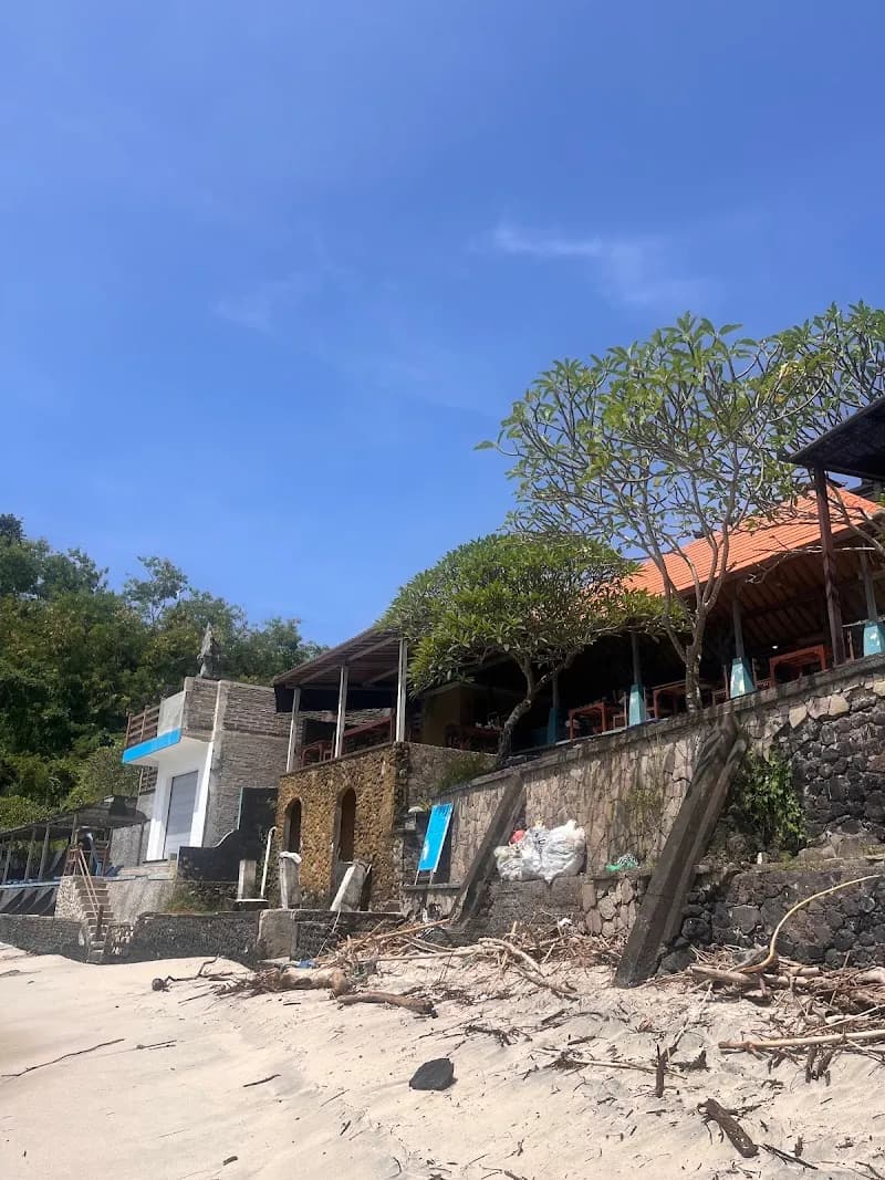 View of Blue Lagoon Beach in Padang Bai, Bali