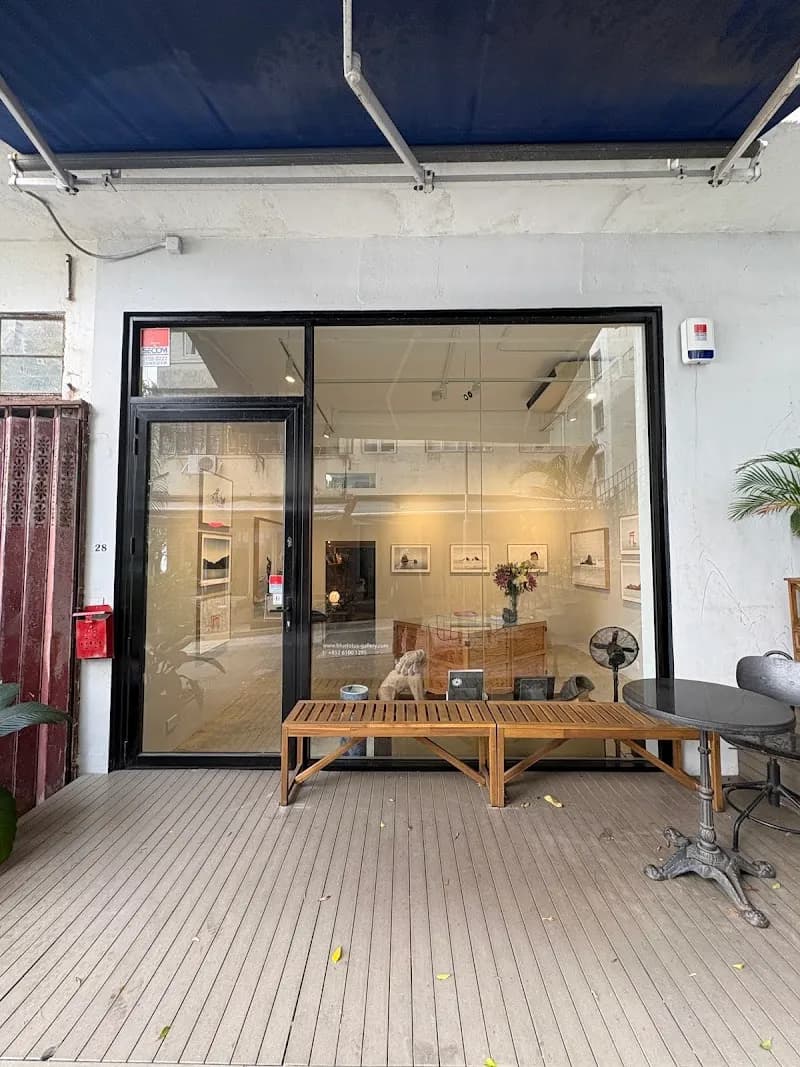 View of Blue Lotus Gallery in Sheung Wan, HK