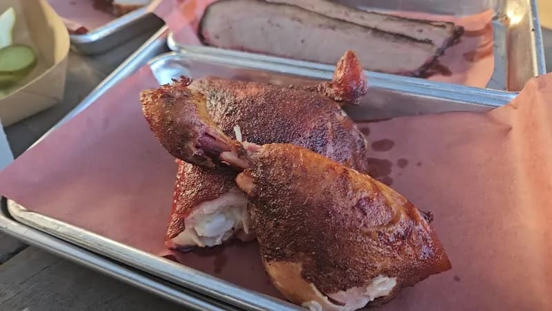 View of Blue Oak BBQ in Uptown, LA