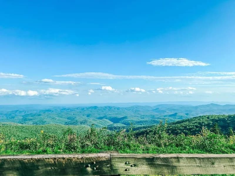 View of Blue Ridge Parkway in Asheville, NC