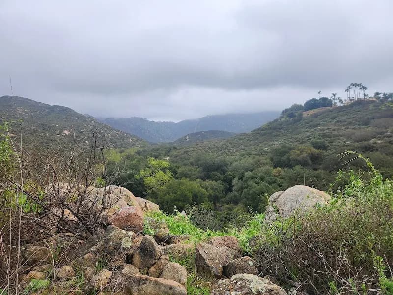 View of Blue Sky Ecological Reserve in Poway, CA