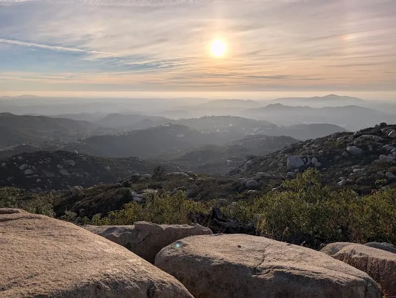 View of Blue Sky Ecological Reserve in Poway, CA