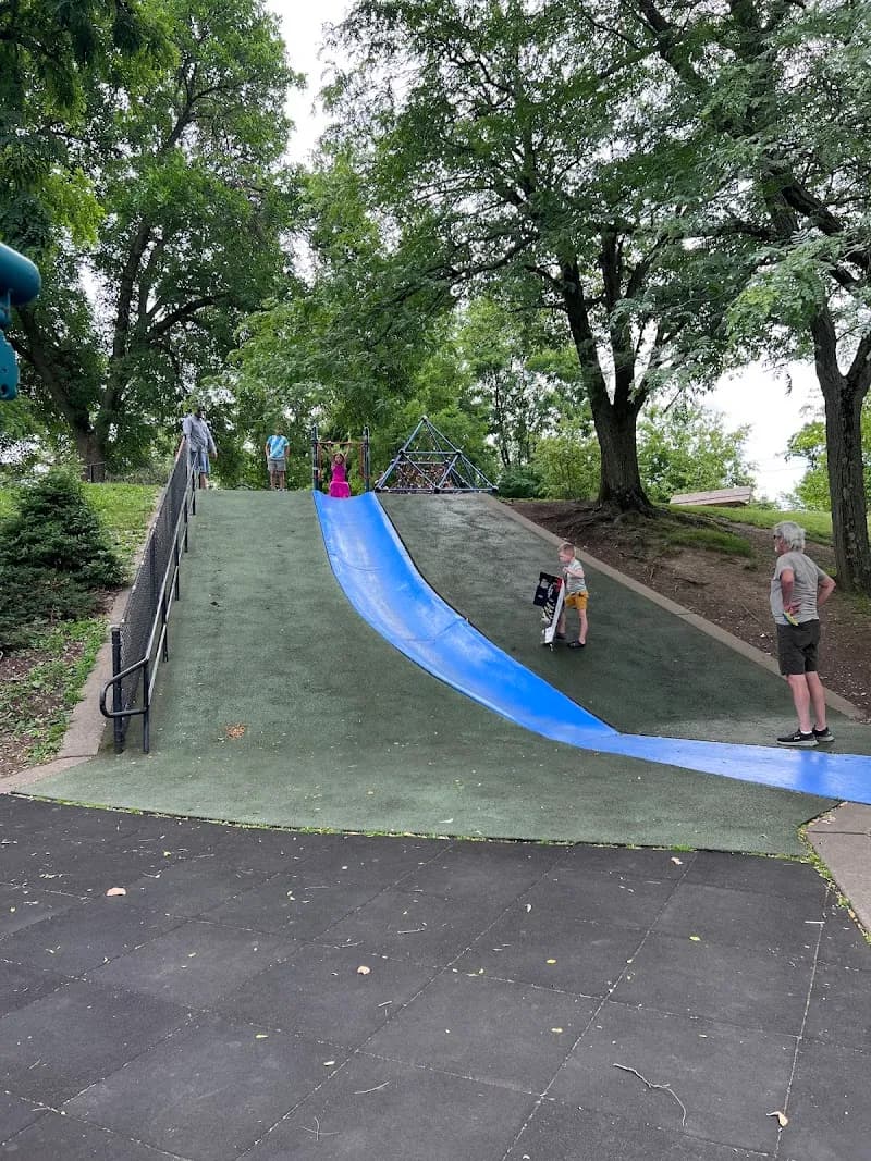 Blue Slide Playground playground in Squirrel Hill, PA