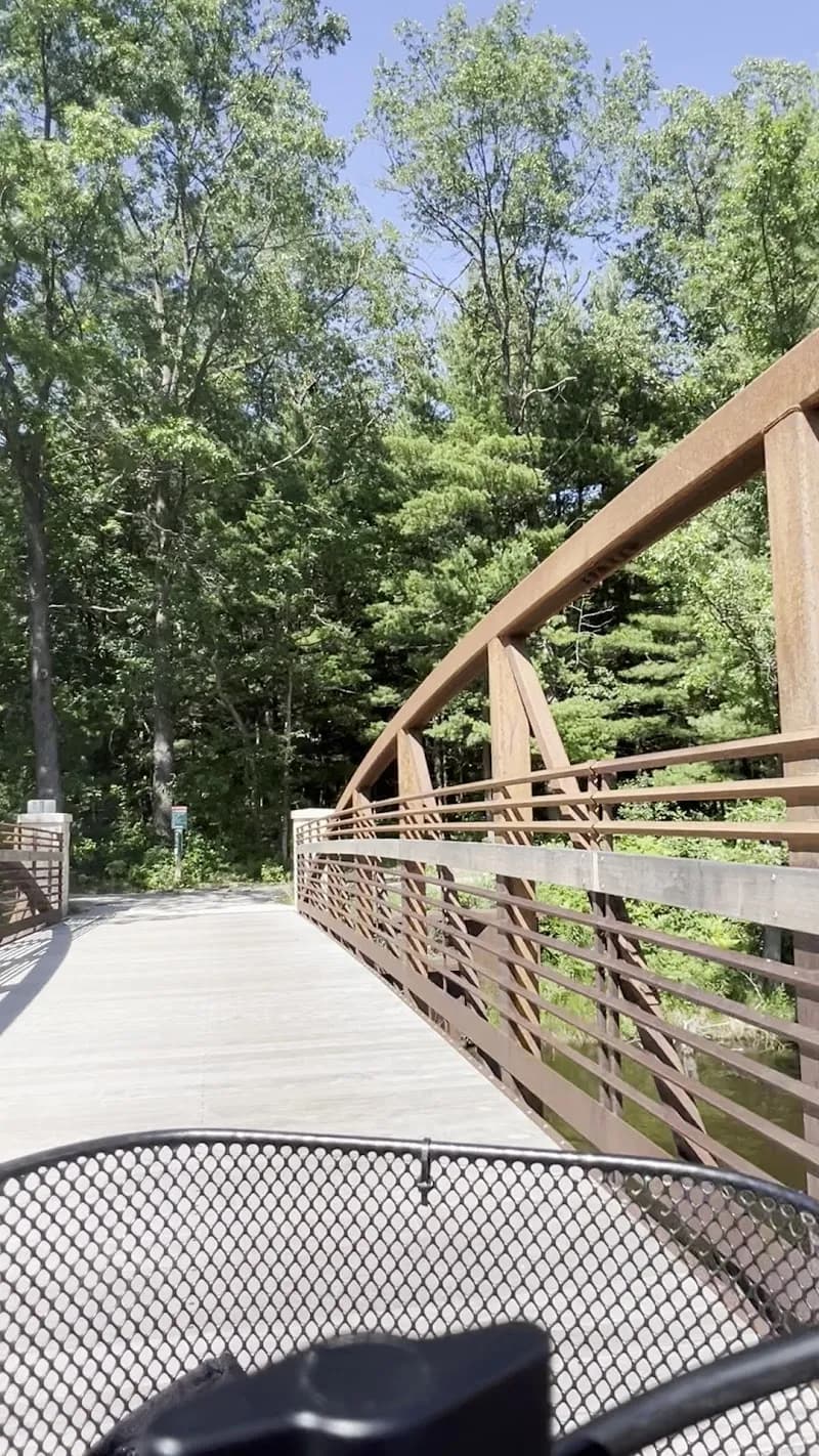 View of Boardman Lake Trail in Traverse City, MI