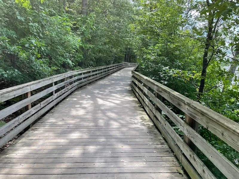 View of Boardman Lake Trail in Traverse City, MI