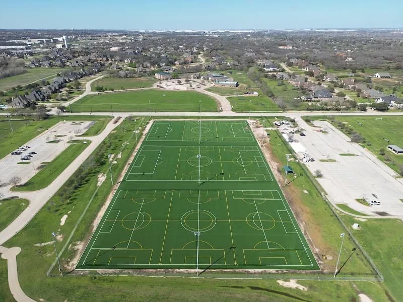 View of Bob Jones Park in Southlake, TX