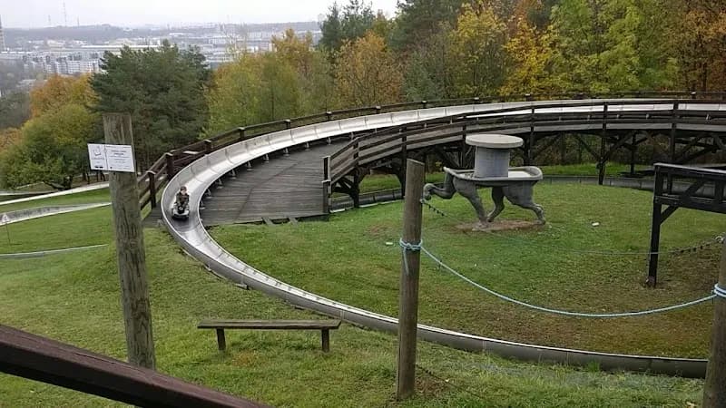 View of Bobová dráha Doksy (Bobsled Track) in Doksy, CZ