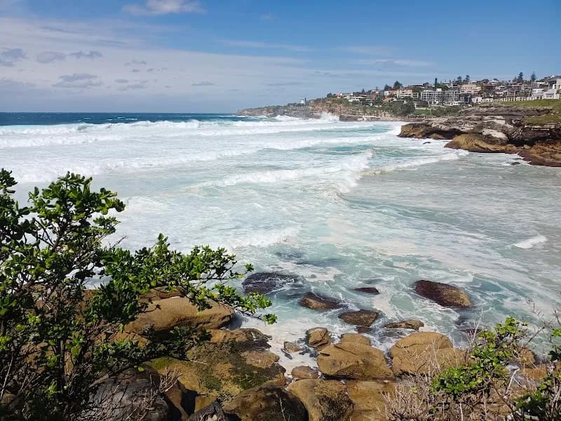 View of Bondi to Bronte Coastal Walk in Bondi, NSW