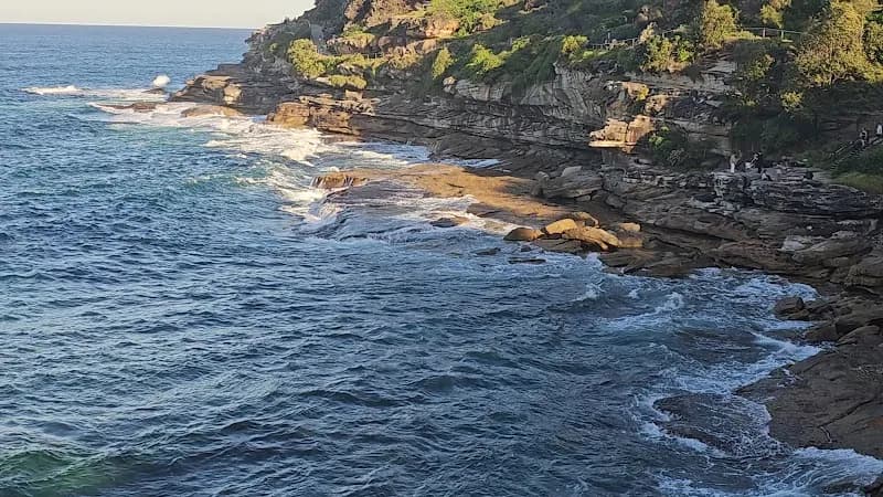 View of Bondi to Bronte Coastal Walk in Bondi, NSW