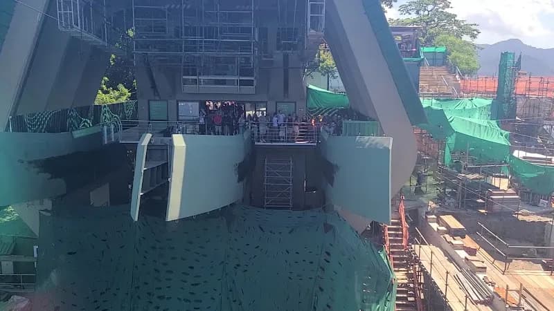 View of Bondinho do Pão de Açúcar in Rio de Janeiro, RJ