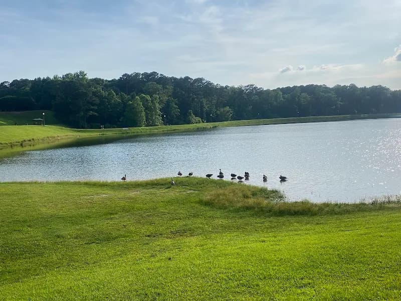 View of Bonita Lakes Park in Hattiesburg, MS