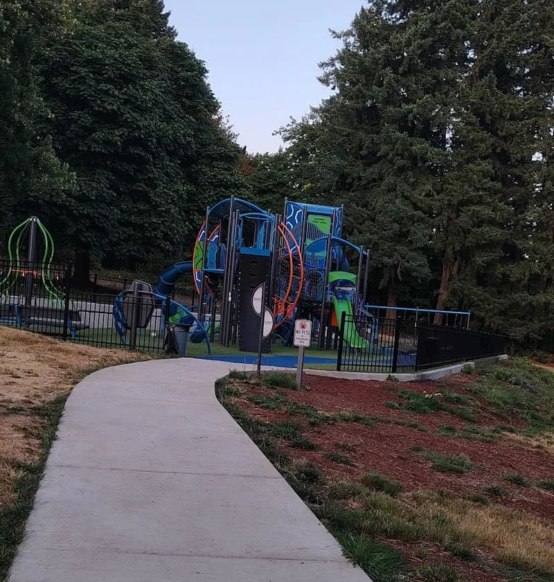 View of Boones Ferry Park in Wilsonville, OR