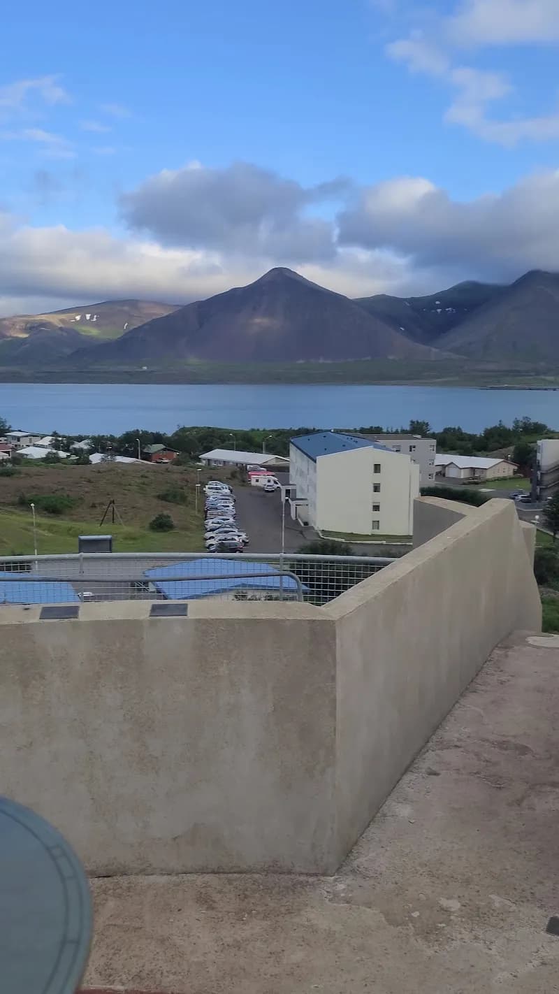 View of Borgarnes Watertower Viewpoint in Borgarnes, CR