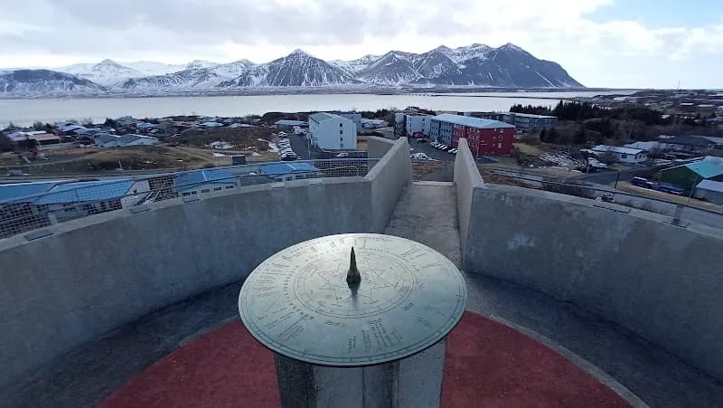 View of Borgarnes Watertower Viewpoint in Borgarnes, CR