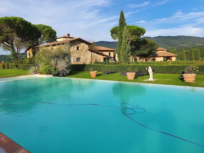 View of Bosco di Frati Nature Reserve in Greve in Chianti, Tuscany