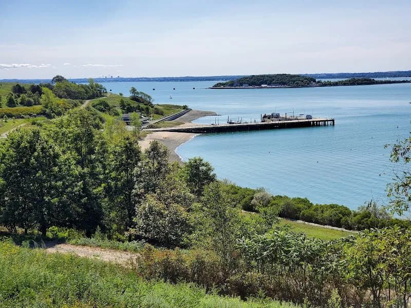 View of Boston Harbor Islands National & State Park in Boston, MA