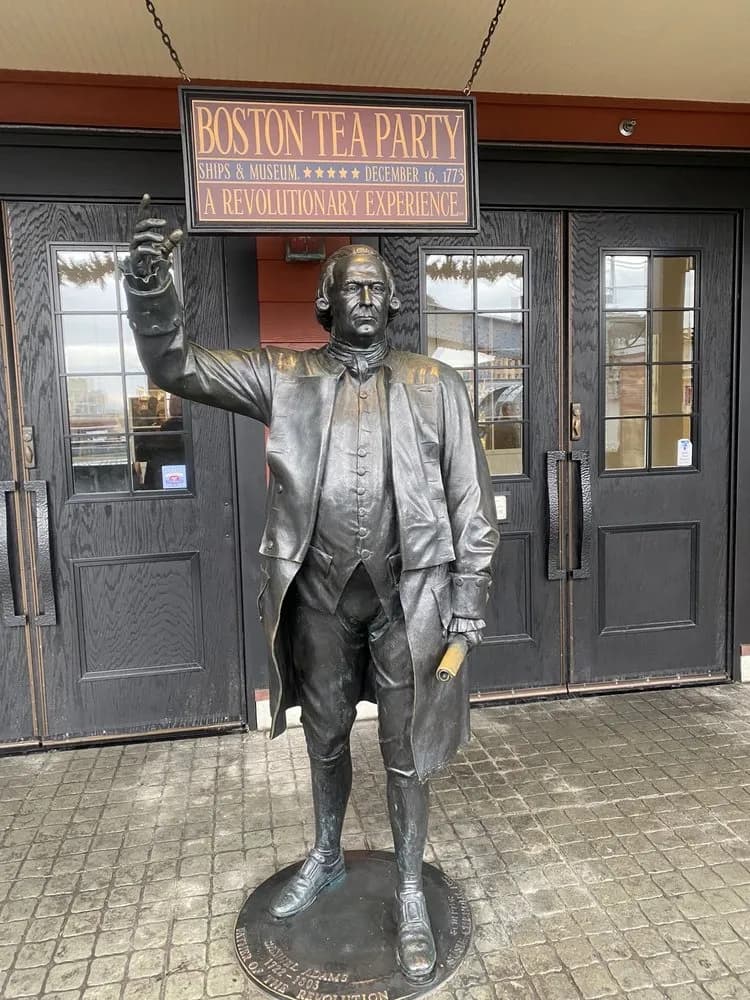 View of Boston Tea Party Ships & Museum in Boston, MA