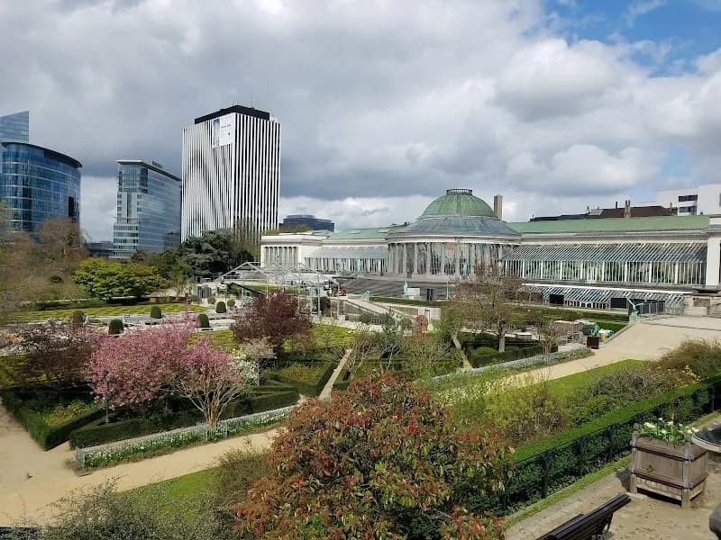Botanical Garden park in Ixelles, BRU