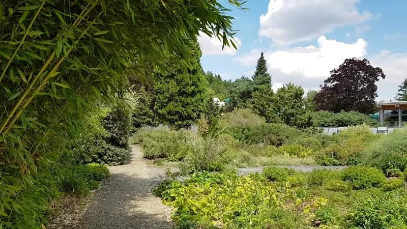 View of Botanical Garden of the City Prague in Roztoky, CZ