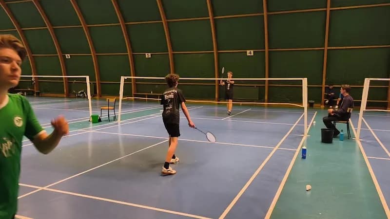 View of Botkyrka Rackethall in Norsborg, Stockholm