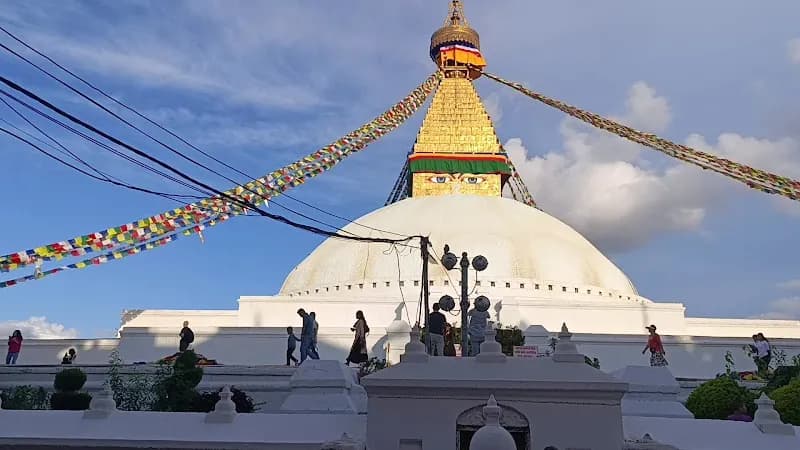 View of Boudhanath Stupa in Boudha, Bagmati