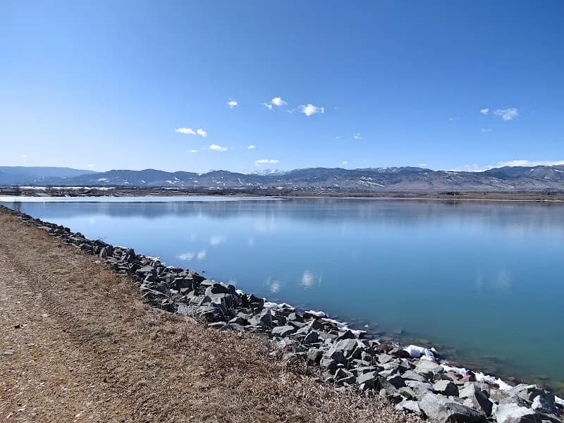 Boulder Reservoir lake in Boulder, CO