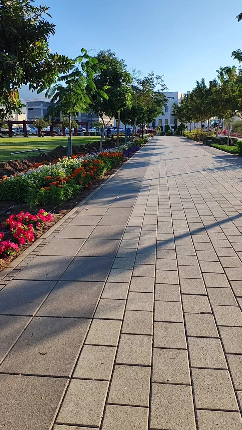 View of Bousher Heights Park in Bousher, Muscat