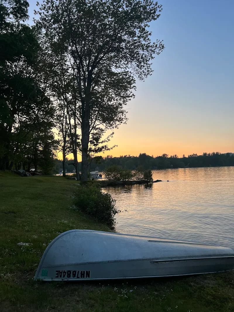 View of Bow Lake in Weare, NH