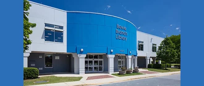 Bowie Branch Library, PGCMLS library in Bowie, MD