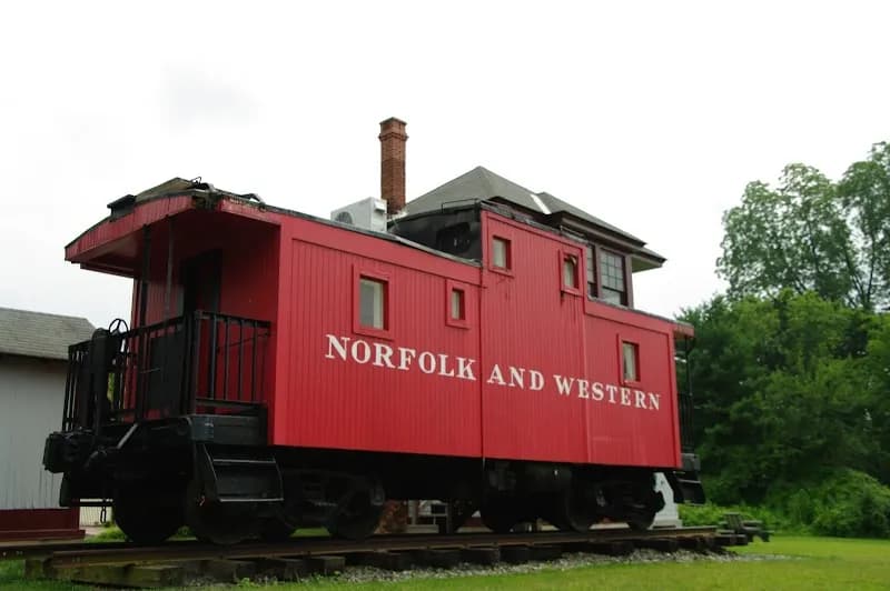 View of Bowie Railroad Museum in Bowie, MD