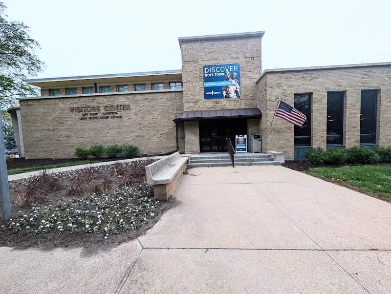 View of Boys Town Visitors Center, Gift Shop in Boys Town, NE