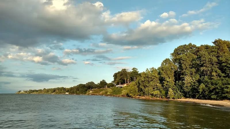 View of Bradstreet's Landing Park in Rocky River, OH