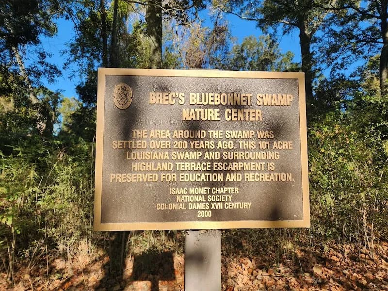 View of BREC's Bluebonnet Swamp Nature Center in Oak Hills, LA