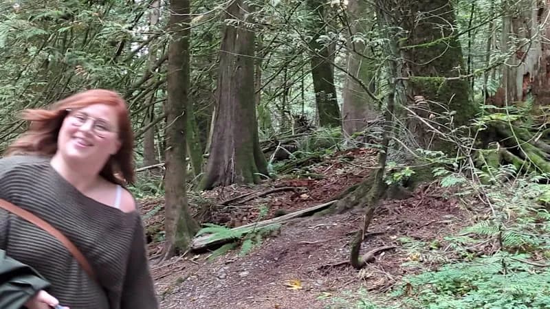 View of Bridal Veil Falls Provincial Park in Chilliwack, BC