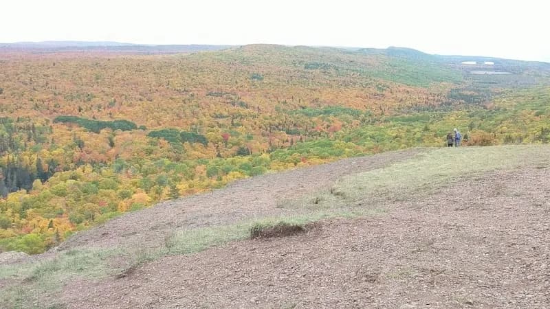 View of Brockway Mountain in Rapid River, MI